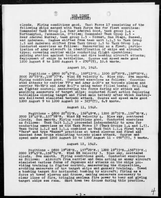 USS COLORADO > War Diary, 8/1-31/42