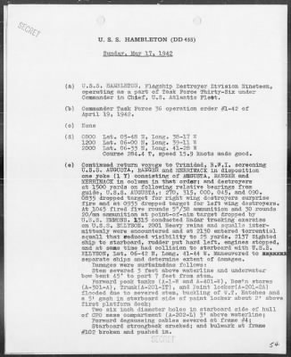 USS HAMBLETON > War Diary, 4/1/42 to 5/31/42 (Enc A-E)