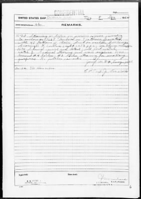 USS DORAN > War Diary, 12/1-31/42