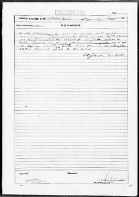 USS DORAN > War Diary, 12/1-31/42