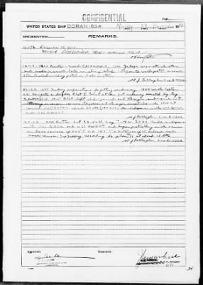 USS DORAN > War Diary, 12/1-31/42