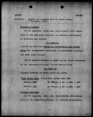 CINCPAC - PEARL HARBOR > Report of Japanese Raid on Pearl Harbor, 7 Dec 1941 (Enc A-F)