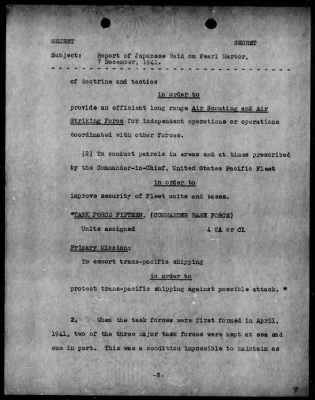 CINCPAC - PEARL HARBOR > Report of Japanese Raid on Pearl Harbor, 7 Dec 1941 (Enc A-F)