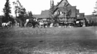 The Old Faithful Inn in 1909