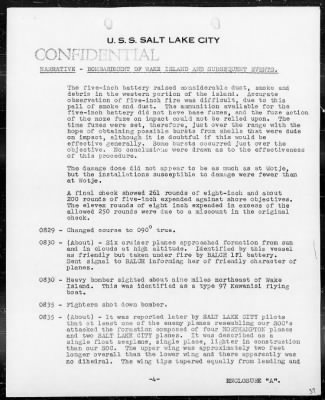 COMTASKFOR 16 > Report on raid on Wake Island, 24 Feb 1942