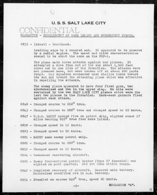 COMTASKFOR 16 > Report on raid on Wake Island, 24 Feb 1942