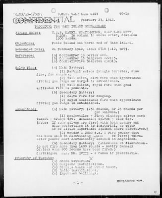 COMTASKFOR 16 > Report on raid on Wake Island, 24 Feb 1942