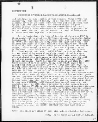 COMTASKFOR 16 > Report on raid on Wake Island, 24 Feb 1942