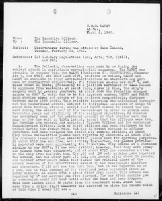 COMTASKFOR 16 > Report on raid on Wake Island, 24 Feb 1942