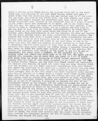 COMTASKFOR 16 > Report on raid on Wake Island, 24 Feb 1942