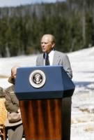 Thumbnail for President Gerald Ford at Yellowstone in 1976