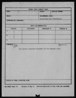 14th Special Operations Wing > 1970