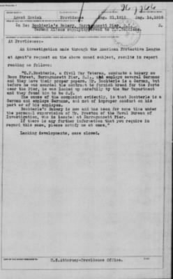 Old German Files, 1909-21 > German Aliens supplying to U. S. Soldiers (#267766)