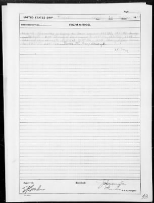 USS PLUNKETT > War Diary, 1/1-31/43