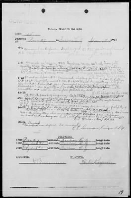 Thumbnail for USS CHARLES CARROLL > War Diary, 12/27/42 to 1/31/43