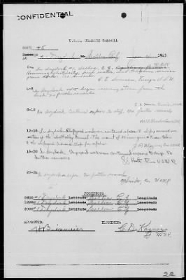 Thumbnail for USS CHARLES CARROLL > War Diary, 12/27/42 to 1/31/43