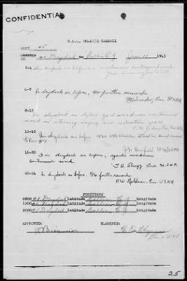 Thumbnail for USS CHARLES CARROLL > War Diary, 12/27/42 to 1/31/43