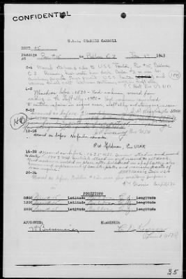 Thumbnail for USS CHARLES CARROLL > War Diary, 12/27/42 to 1/31/43