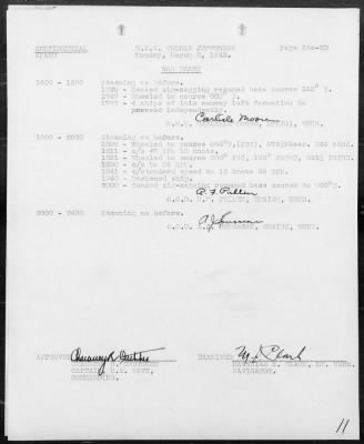 USS THOMAS JEFFERSON > War Diary, 3/1-31/43