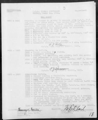 USS THOMAS JEFFERSON > War Diary, 3/1-31/43