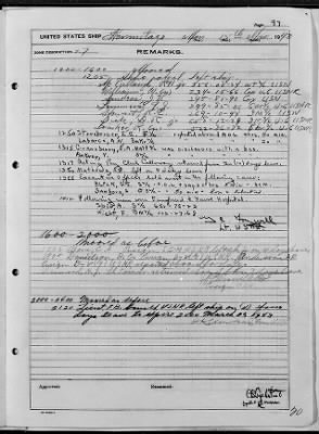 USS HERMITAGE > War Diary, 3/1-31/43