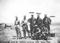 Thumbnail for WWII B-25 321st Bomb Group (447thBS) Officers Spikes Photo