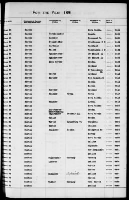 Thumbnail for Boston Births, 1882-1895 > Boston Births, 1891