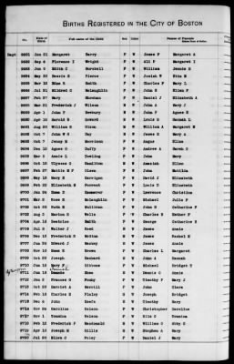 Thumbnail for Boston Births, 1882-1895 > Boston Births, 1891