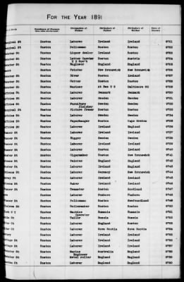 Thumbnail for Boston Births, 1882-1895 > Boston Births, 1891