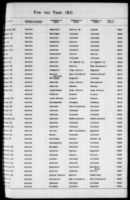 Thumbnail for Boston Births, 1882-1895 > Boston Births, 1891