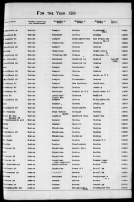 Thumbnail for Boston Births, 1882-1895 > Boston Births, 1891