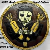 WWII 310th Bomb Group B-25's in the MTO /"428th Bomb Squadron Emblem"