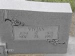 Thumbnail for Vivian's side of the grave stone