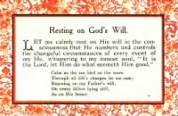 Thumbnail for Resting on God's Will