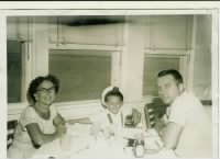 Thumbnail for Emma , Johnny and John at Capt. Starns 1957