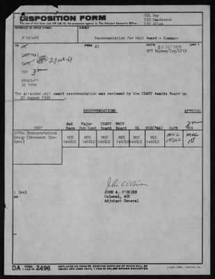 Thumbnail for 507th Transportation Group (Movement Control) > 1970