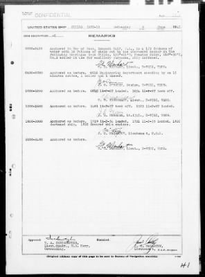 Thumbnail for USS CHILDS > War Diary, 5/1/43 to 6/30/43