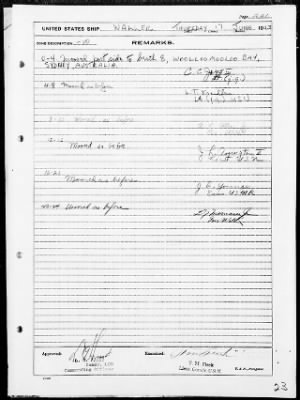 USS WALLER > War Diary, 6/1-30/43