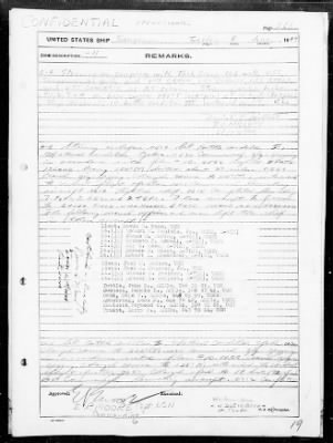 USS SANGAMON > War Diary, 6/1-30/43