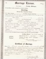 Thumbnail for Marriage License for Cecil Buell and Bessie Griffith.jpg