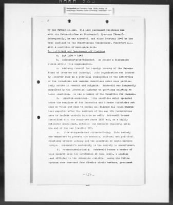 Thumbnail for Records Regarding Bank Investigations > Reichs - Kredit - Gesellschaft, Investigation Of: Report, Exhibits, And Annexes [2 Of 2]