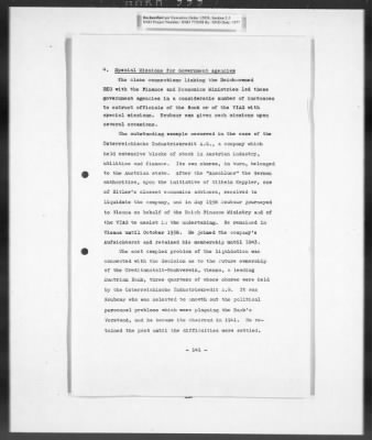 Thumbnail for Records Regarding Bank Investigations > Reichs - Kredit - Gesellschaft, Investigation Of: Report, Exhibits, And Annexes [2 Of 2]