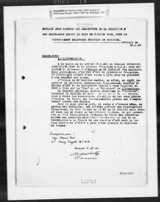 Thumbnail for Restitution Claim Records > Restitution Cases: General Correspondence-France Claims, January 1946-April 1946