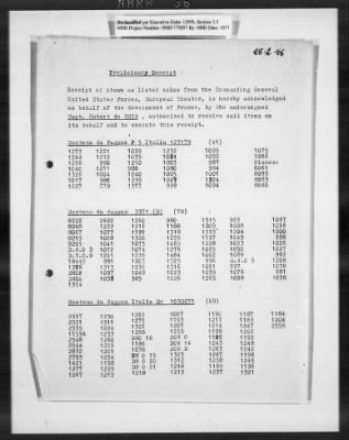 Restitution Claim Records > Restitution Cases: General Correspondence-France Claims, January 1946-April 1946