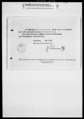 Thumbnail for Records Relating To The Status Of Monuments, Museums, And Archives > Repositories, Correspondence: South Bavaria (Sachrang-Schierling)