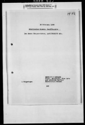 Thumbnail for Records Relating To The Status Of Monuments, Museums, And Archives > Post-War Status Of Museums And Towns: Garmisch-Lohr