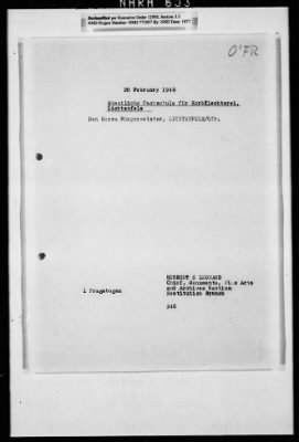 Thumbnail for Records Relating To The Status Of Monuments, Museums, And Archives > Post-War Status Of Museums And Towns: Garmisch-Lohr