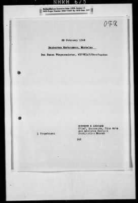 Thumbnail for Records Relating To The Status Of Monuments, Museums, And Archives > Post-War Status Of Museums And Towns: Maihingen-Münnerstadt