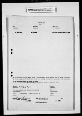 Thumbnail for Records Relating To The Status Of Monuments, Museums, And Archives > Repositories, Correspondence: North Bavaria (Hafenlohr-Irmelshausen)