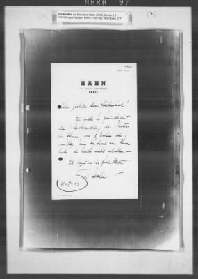 Thumbnail for Restitution Research Records > Haberstock, Karl: Correspondence (November 1942- January 1945; February 1951)